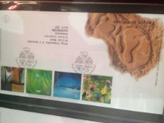 Six first day cover albums, GB 1982 to 1995, stockbook GB Mint 1966 to the 90's,