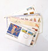 Two albums of world stamps, GB first day covers, Australian first day covers,