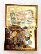 Quantity of British and foreign coins and banknotes