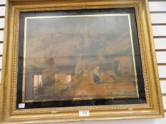 George Morland Mezzatint Engraved by J Young,