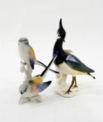 Karl Ens model of two lovebirds on a branch,