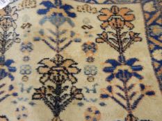 An Eastern wool rug together with a modern Eastern style wool runner and another Eastern wool rug