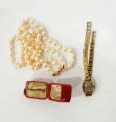 9ct gold wedding ring, approx. 1.