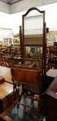 Swing framed cheval mirror,