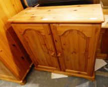 Modern dwarf pine two-door cabinet,