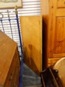 Modern beech corner cupboard