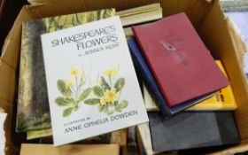 Quantity of assorted books relating to gardening and other volumes (2 boxes)