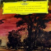 Two boxes of assorted long playing records,