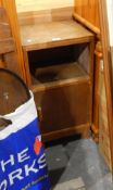 Oak bedside cabinet