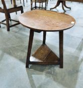 19th century small cricket table,