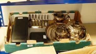 EPNS fish servers, salver,