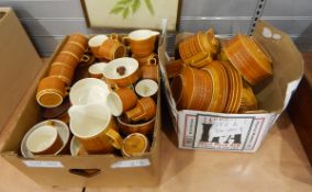 A large quantity of part dinner and tea service Hornsea 