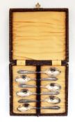Six early 20th century silver teaspoons,
