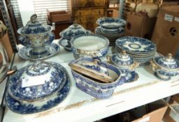 Part dinner service, early 20th century marked Nightingale,