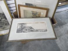 After J Spornberg Coloured engraving 