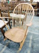 Stickback rocking chair