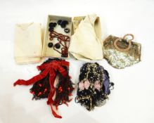 Three pairs of stockings marked 'Eatonia', patented in 1933,
