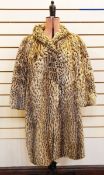 Vintage ocelot fur coat