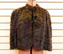 Vintage squirrel brown cape