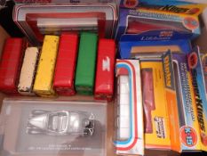 Quantity of diecast buses to include Corgi Toys London Transport Route Master, Dinky Toys 290,