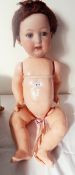 German Koppelsdorf Thuringia bisque headed doll with composition body (in need of restoration)