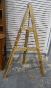 Artist's large pine trestle stand