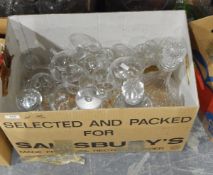 Quantity of wines, decanters,