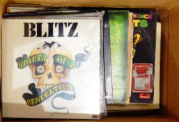 Approximately 40 records to include Rolling Stones, Jethro Tull, Yes, Genesis, Eric Clapton,