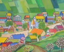 After J Spornberg Coloured engraving 