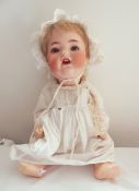 Bisque headed Heubach Koppelsdorf doll marked 342.