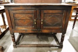 18th/19th century oak sideboard,