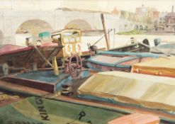 Sidney C Upton (20th century) Watercolour drawings 