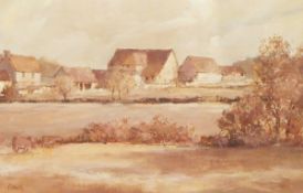 Roy Hewish (20th century school) Oil on board 