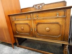 1920's oak sideboard,