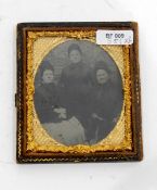Victorian photograph of three ladies,