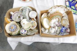 Quantity of china to include Wedgwood 'Richard Guyatt' commemorative mug and other commemorative