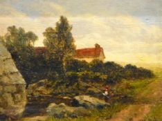 Thomas Morris Ash (1851-1935) Oil on board 