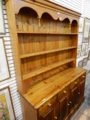 Modern pine dresser,