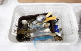 Silver souvenir teaspoon, the finial with the lion emblem for Wembley Exhibition 1924,