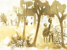 Betty Bowman (1923) Colour etching 