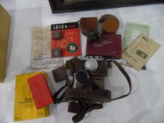 Leica II camera, no 234091 c.