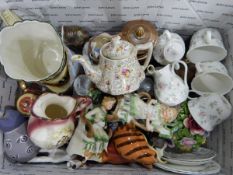 Assorted ceramics including Wedgwood 'Rosehip' bone china, part tea service, assorted ornaments,