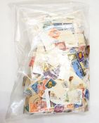 Green album and contents of stamps, GB presentation packs, 18 Canada year collections 1977-1995,