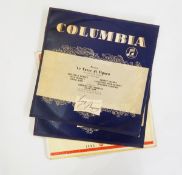 Quantity various LP records including boxed set Malcolm Sargent 