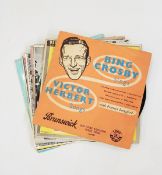 Quantity LP records including Ethel Merman and Mary Martin, Peter Sellers, Acker Bilk, Glenn Miller,