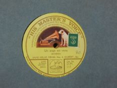 Quantity of single-sided and double-sided 78rpm records to include Nellie Melba (four),