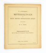 Chamber's Atlas, mid 19th century and a large quantity of folding maps, geographical journals, etc.