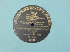 Folder of red label Dame Nellie Melba DB 350, 348, 360, 361, 363, 347, 356, 364, 710 etc.