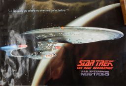 Various Star Trek posters,