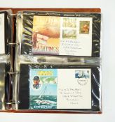 Five Royal Mail first day cover albums and contents and a Post Office first day cover album (6)